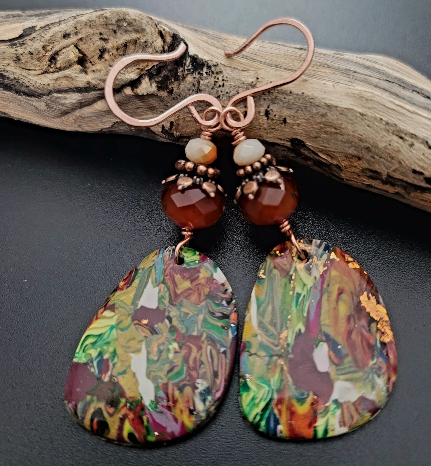 Isabela: Earthly Polymer Clay Earrings