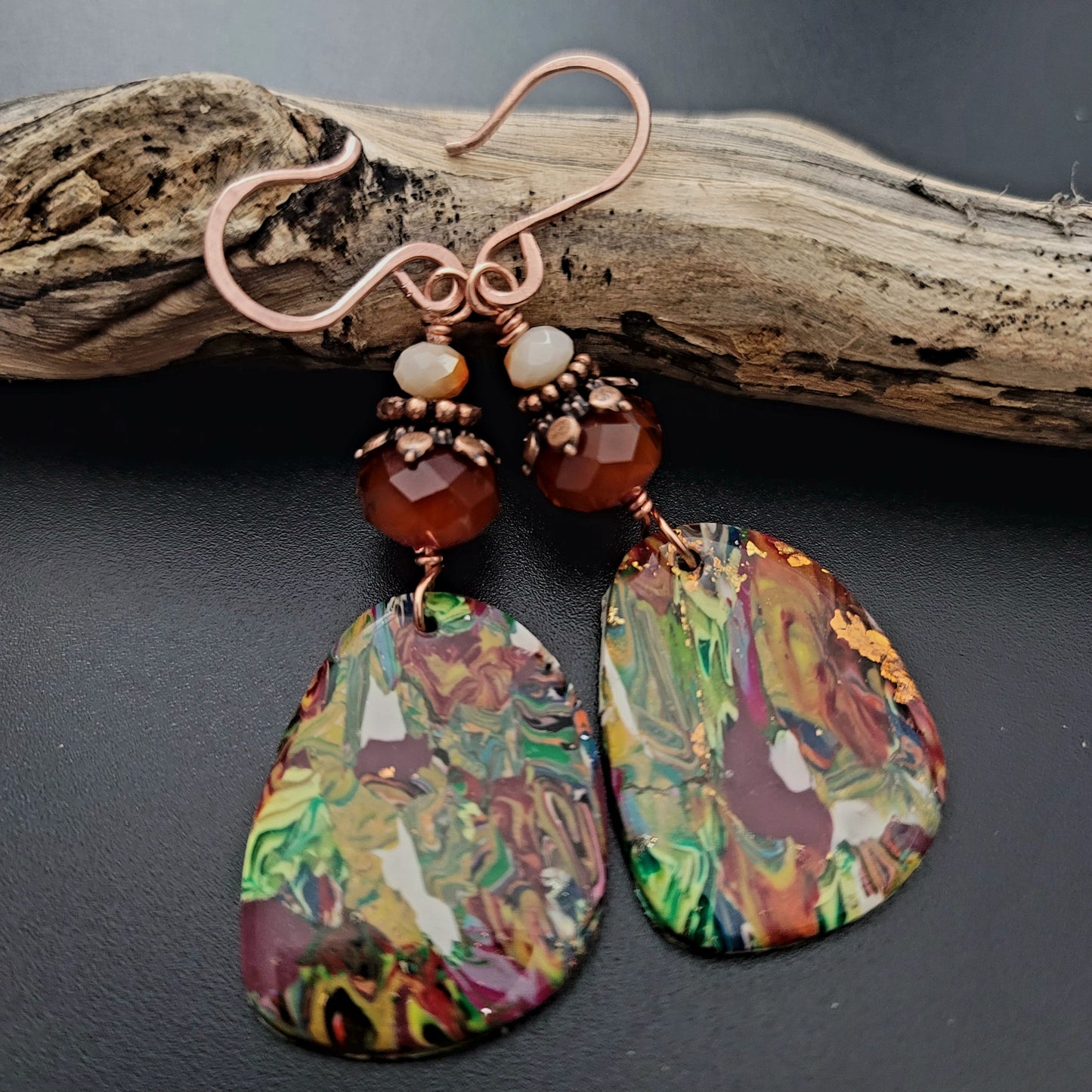 Isabela: Earthly Polymer Clay Earrings
