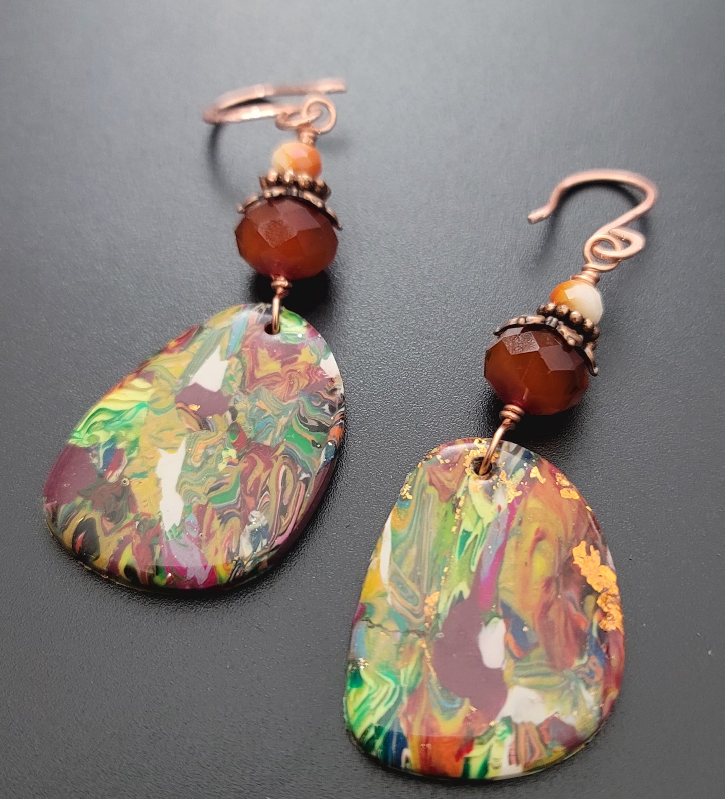 Isabela: Earthly Polymer Clay Earrings