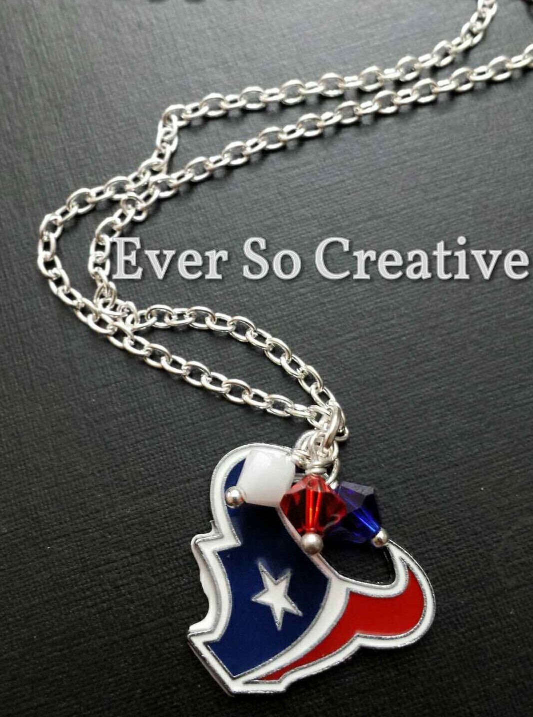 Swarovski Necklace: Houston Texans