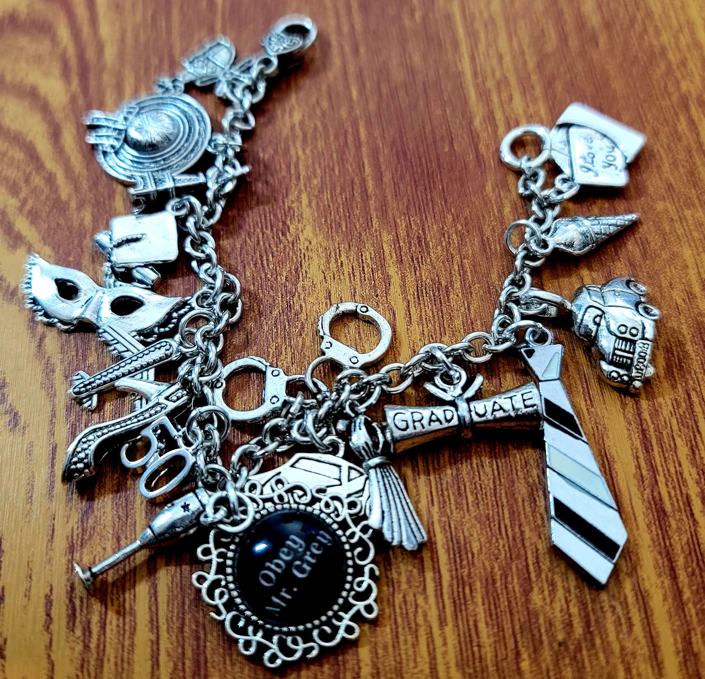 Charm Bracelet-5 0 Shades of Grey