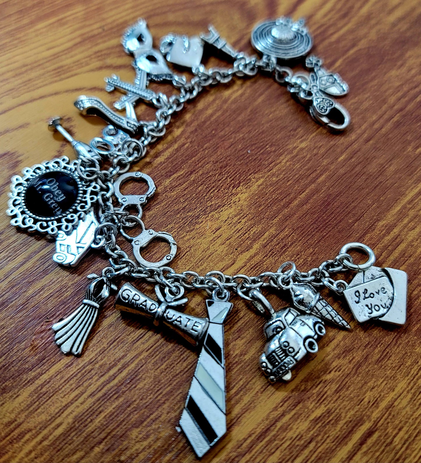 Charm Bracelet-5 0 Shades of Grey