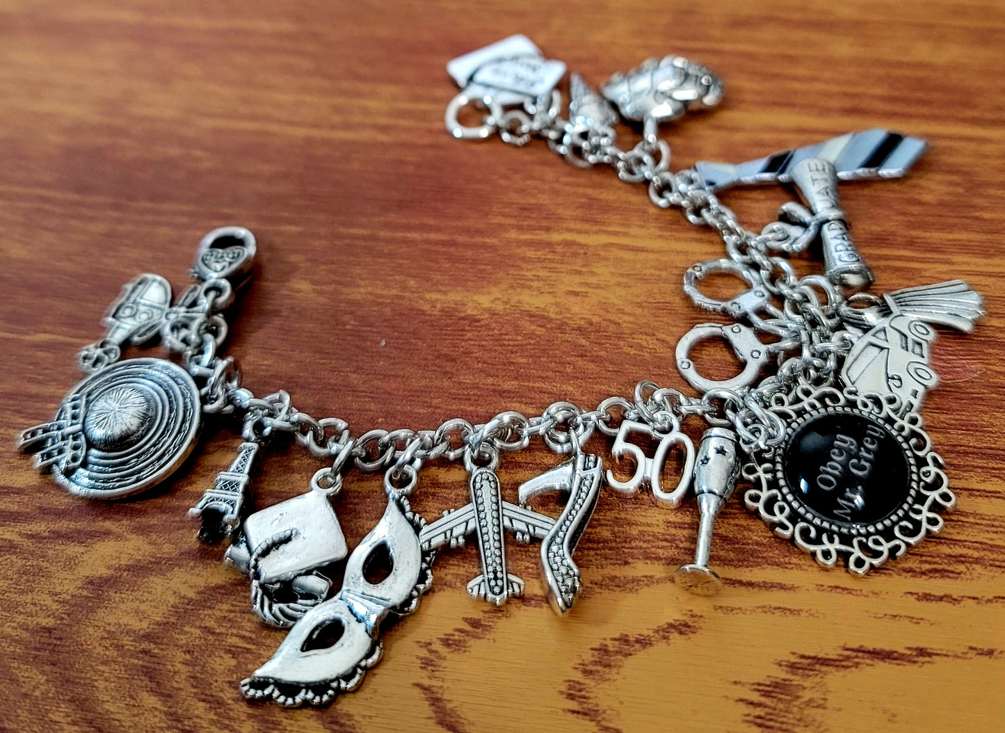 Charm Bracelet-5 0 Shades of Grey