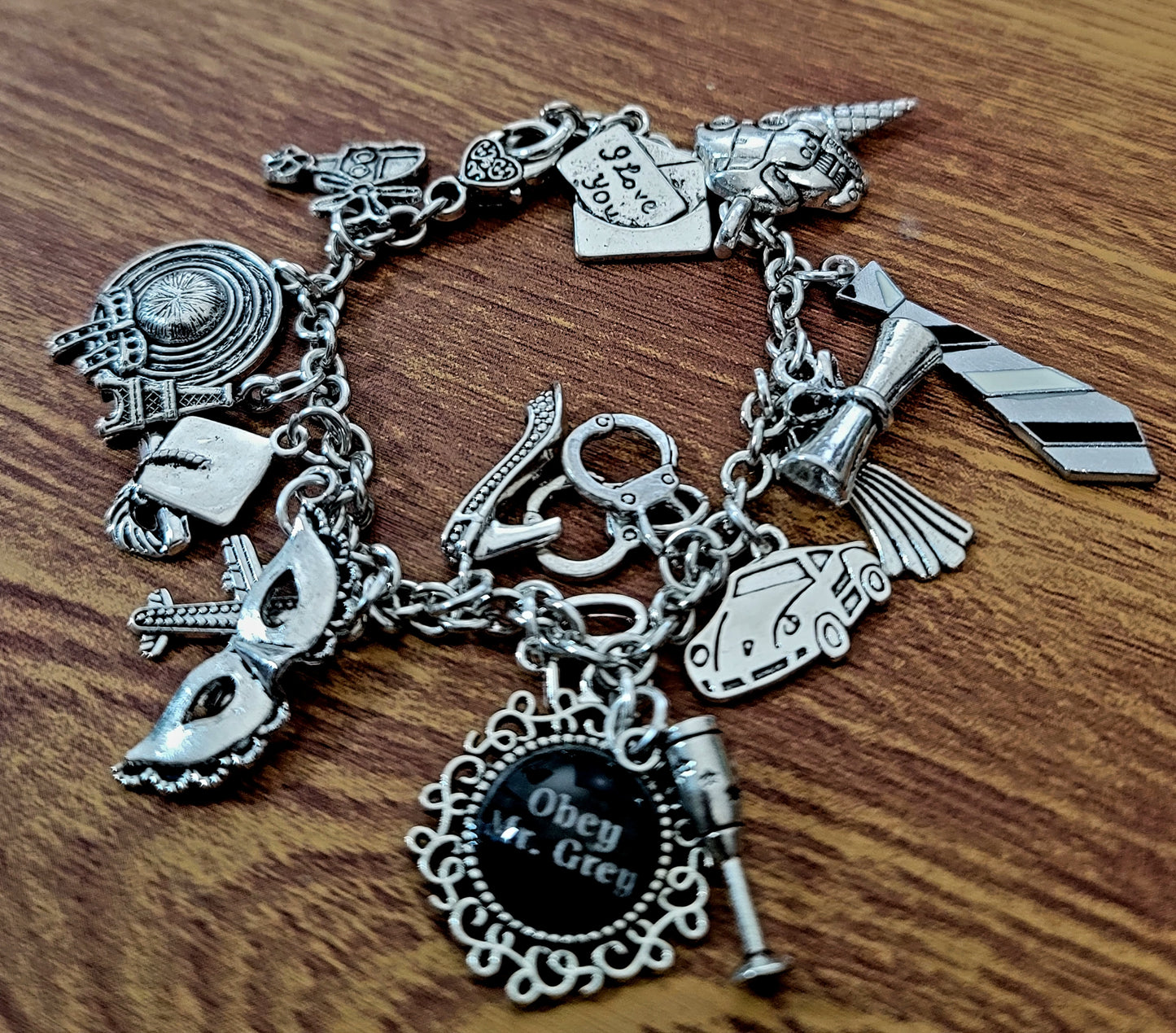 Charm Bracelet-5 0 Shades of Grey