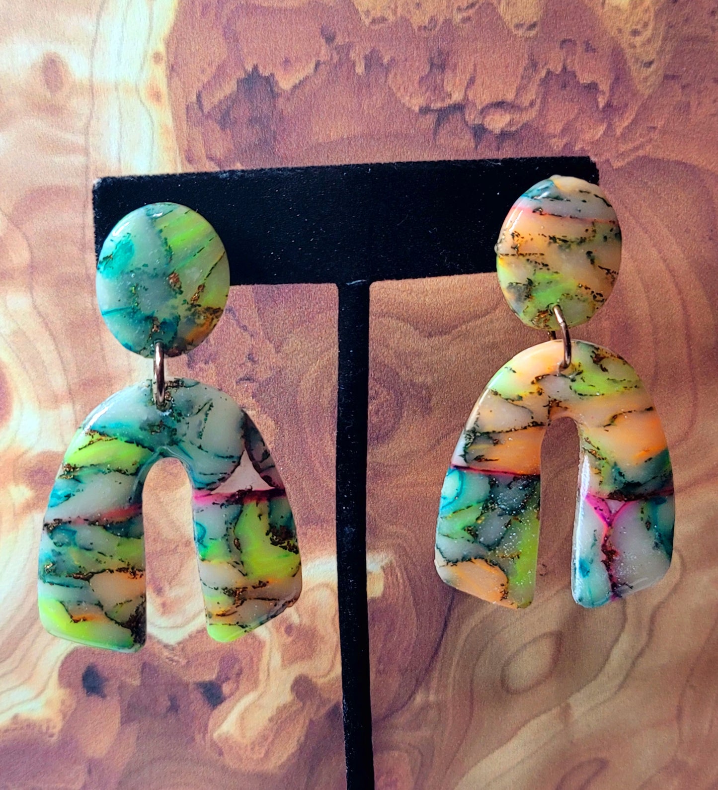 Valentina: Kato Translucent Polymer Clay Earrings