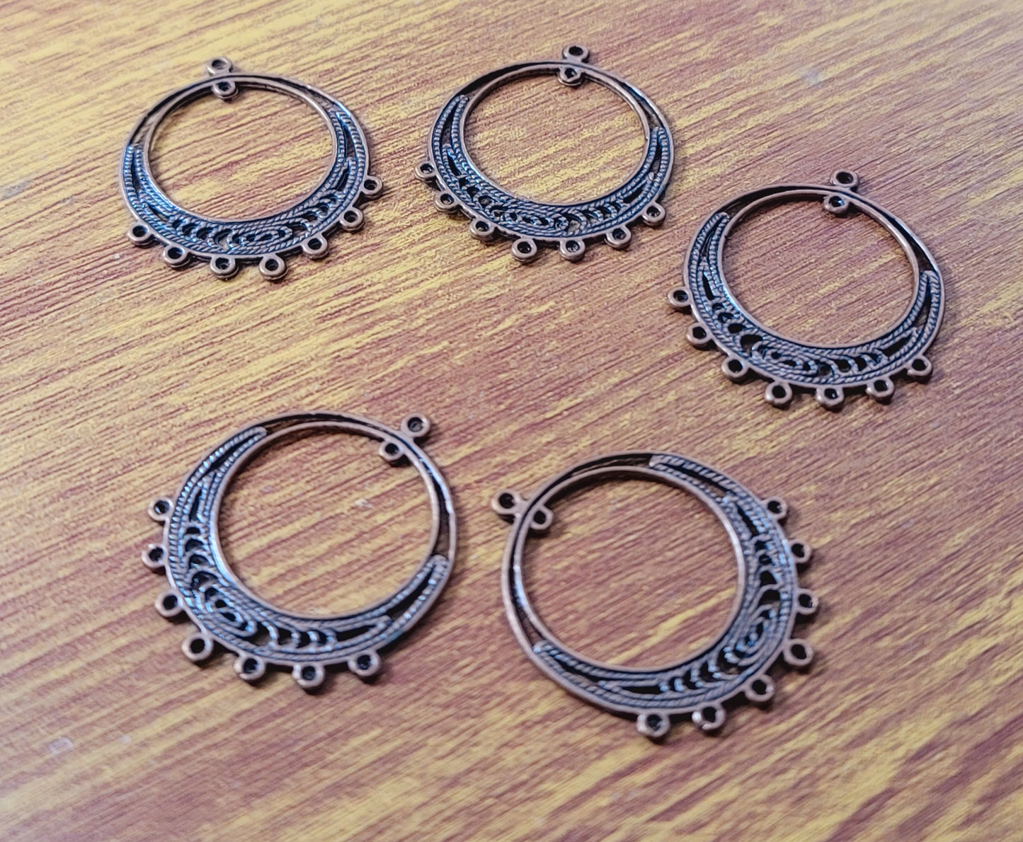 ESC-CH31: Antique Copper Chandelier Settings: 35x30mm [4pcs]