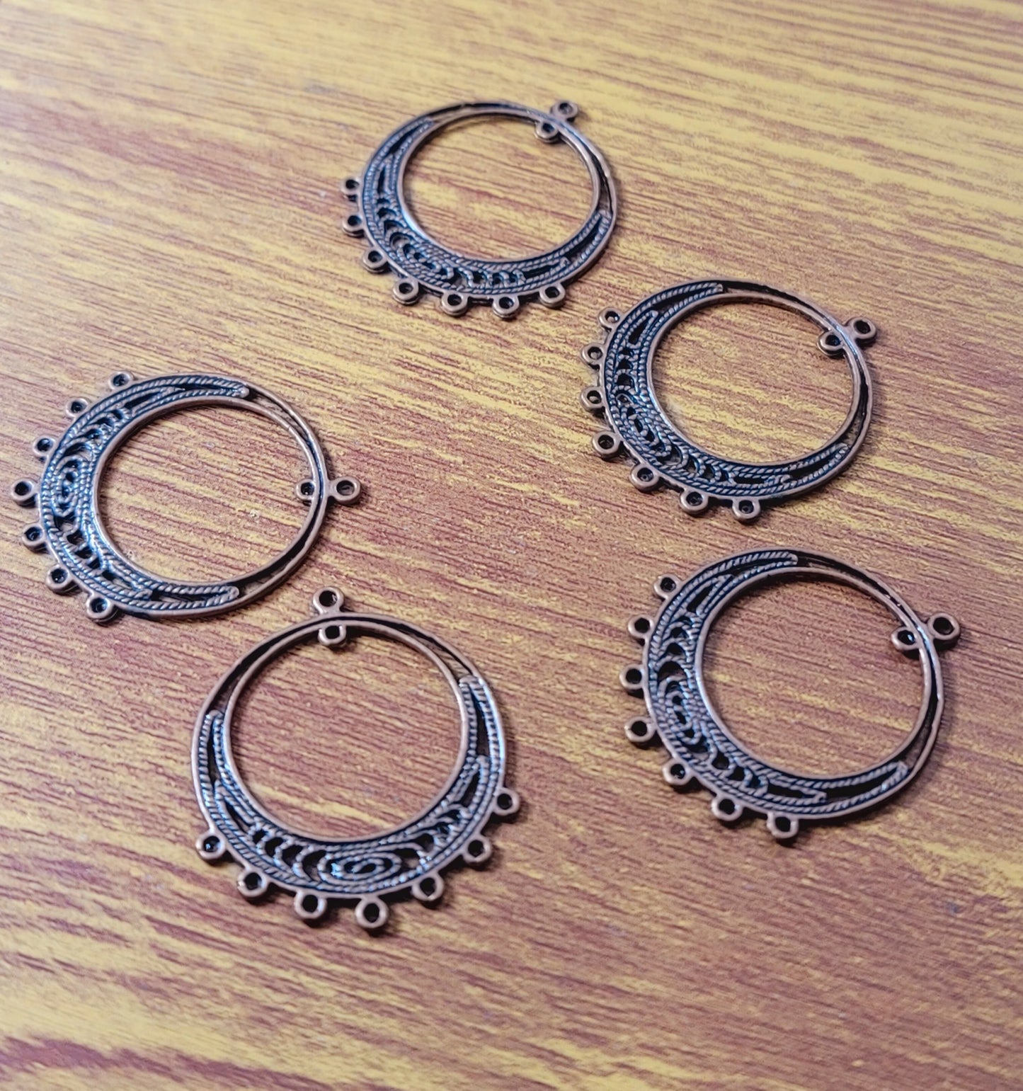 ESC-CH31: Antique Copper Chandelier Settings: 35x30mm [4pcs]