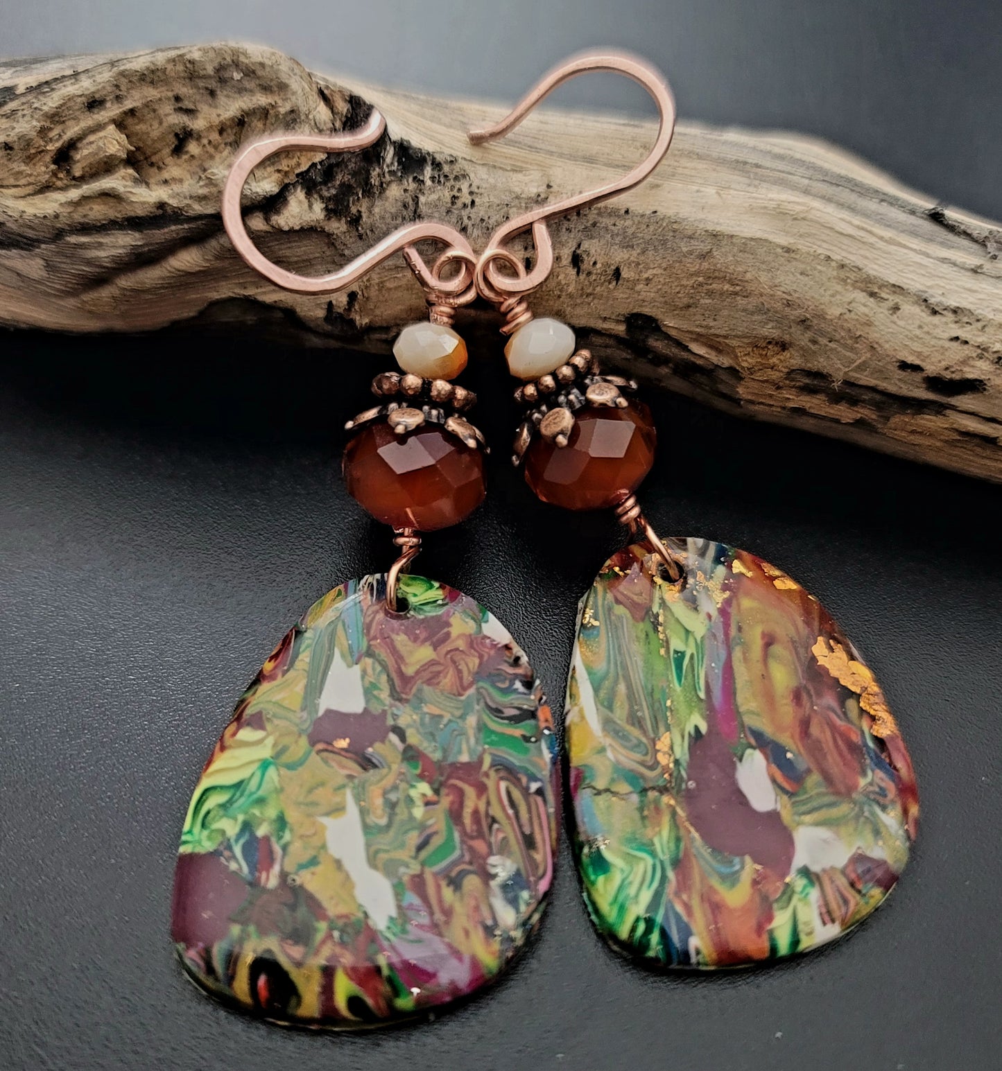 Isabela: Earthly Polymer Clay Earrings