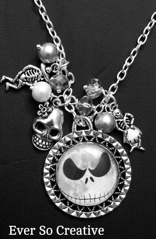 Jack Skellington Charm Necklace