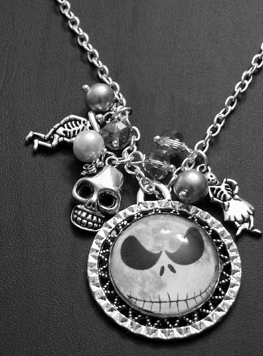 Jack Skellington Charm Necklace